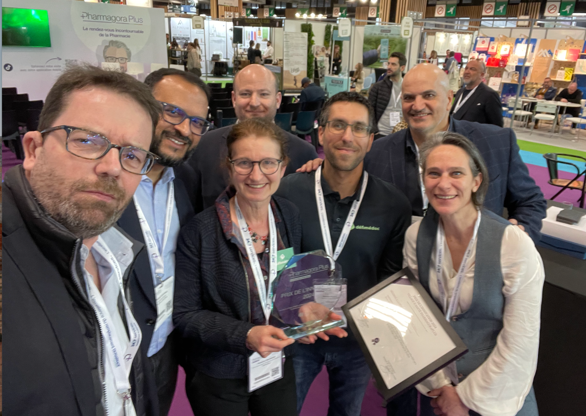 Le jury et les participants au Prix de l’Innovation PharmagoraPlus
